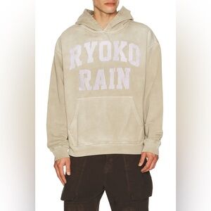 Ryoko Rain Vintage Hoodie in Stone Size Large